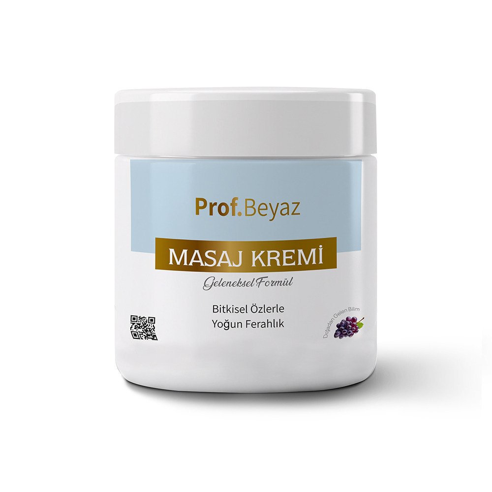 Prof Beyaz Masaj Kremi | Yoğun Resveratrol Mucizesiyle Güçlendirilmiş Bitkisel Formül